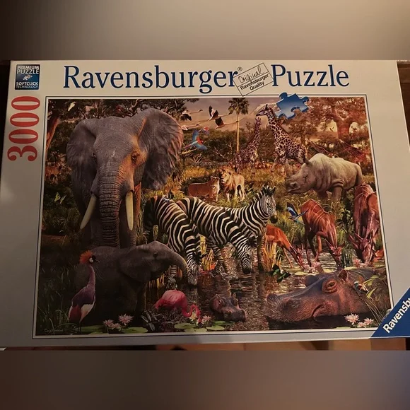 Ravensburger African Animal World 3000 Piece Puzzle - Picture 2 of 4